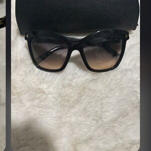 Bally Designer Black Gradient Women's Sunglasses with Case